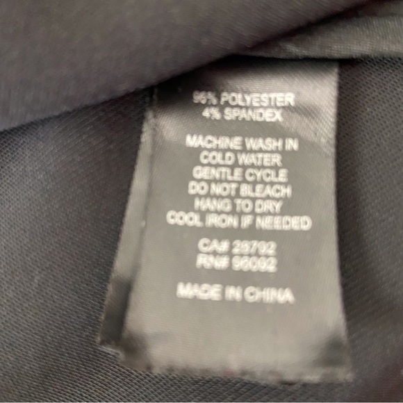 Maison Cinqcent500 black dress true wrap luxury long sleeve waist tie belt Small - Picture 12 of 16